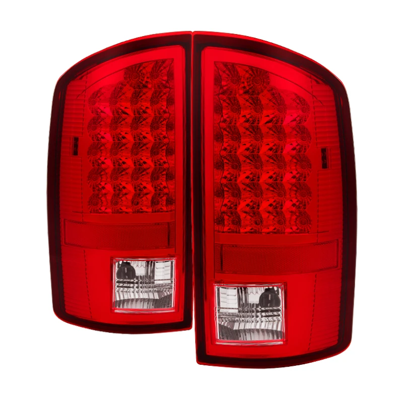 spyder_5072993-6794ba79bedb4 Xtune Dodge Ram 02-06 1500 / Ram 2500/3500 03-06 LED Tail Light Red Clear ALT-JH-DR02-LED-RC