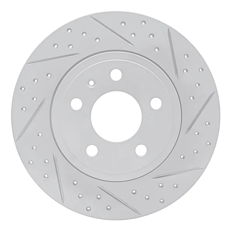 DFC 00-09 Audi A4 Quattro Rear Right Drilled & Slotted Geoperformance Rotor