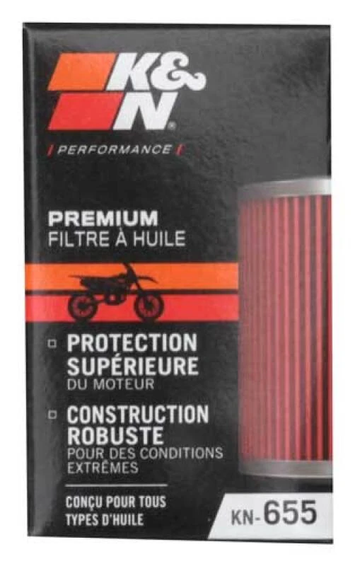 K&N 1.625in OD x 2.719in H Oil Filter