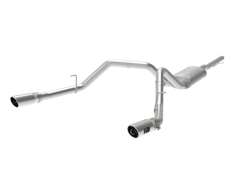 aFe Apollo GT Serie 3in 409SS GM Silverado/Sierra 1500 09-19 V6-4.3/V8-4.8/5.3L - Poliert