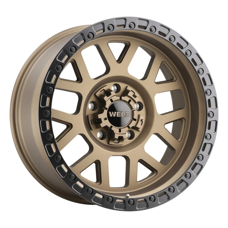 Weld Off-Road W115 17X10 Cinch 5X114.3 5X127 ET-25 BS4.50 Satiniertes Bronze / Satiniertes Schwarz 78.1