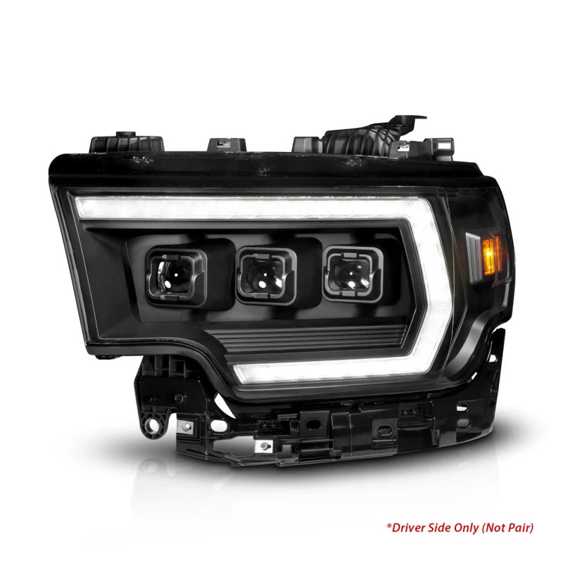ANZO Z-Series Full LED Projector Headlight for 2019-2024 RAM 2500/3500 Driver Side