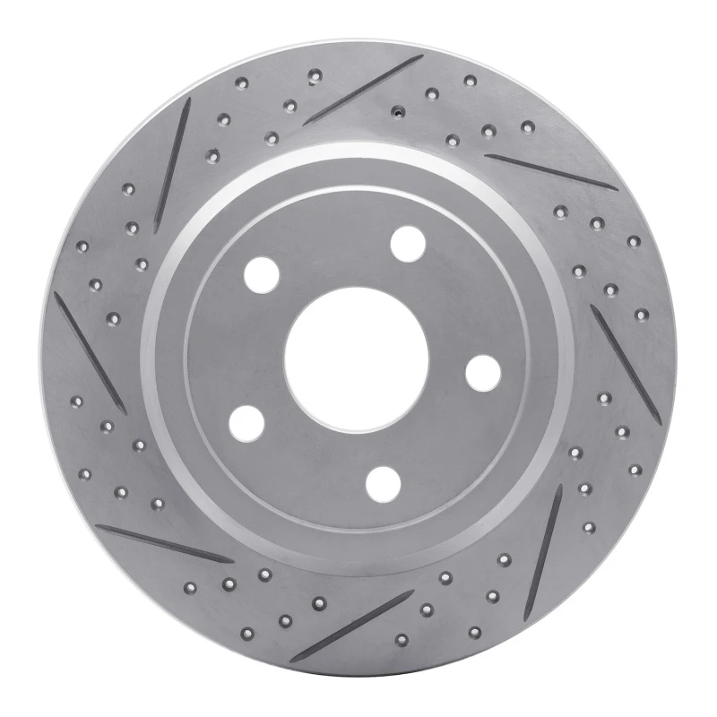 DFC 11-22 Dodge Durango Rear Left Drilled & Slotted Geoperformance Rotor