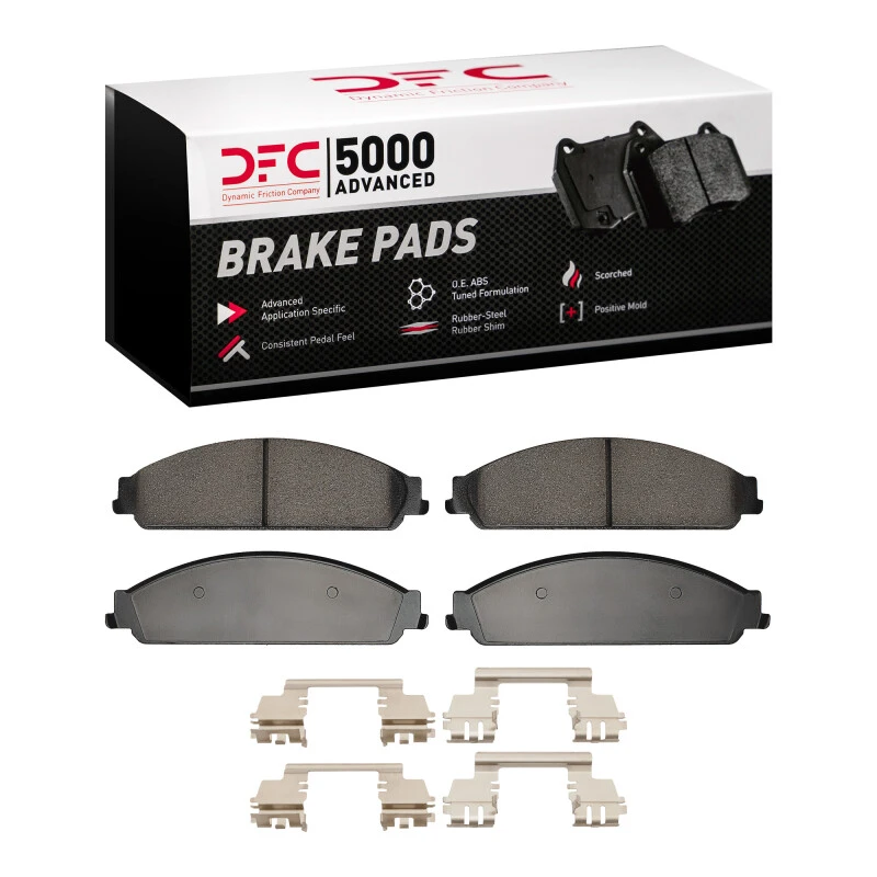 DFC 08-09 Mercury Sable Front 5000 Advanced Ceramic Brake Pads and Hardware Kit