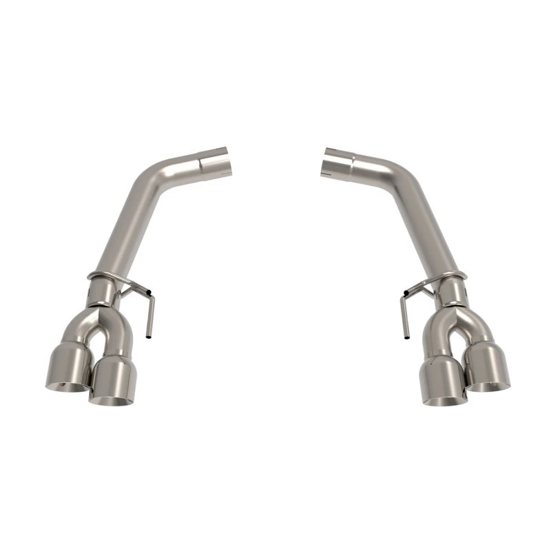 Kooks 2018+ Ford Mustang 5.0L 4V OEM x 3in Axle-Back Auspuff mit Muffler Delete & 4in Quad-Tipps