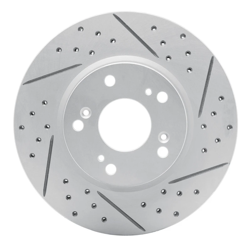 DFC 03-17 Acura Ilx Front Right Drilled & Slotted Geoperformance Rotor
