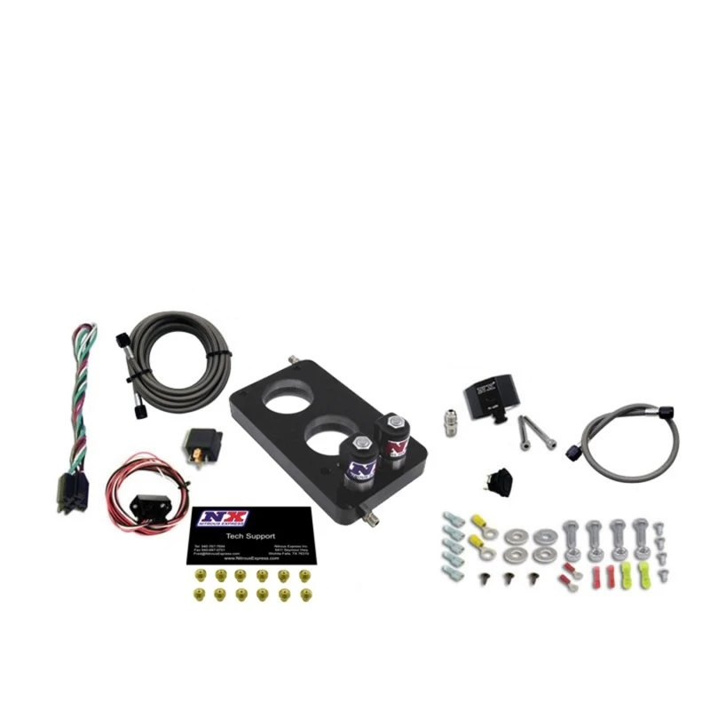 Nitrous Express 05-10 Ford Mustang 4.6L 3 Ventil Nitrous Plate Kit (50-150PS) ohne Flasche