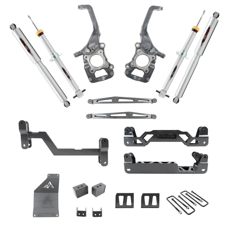 Belltech 15-20 Ford F-150 6-7 Zoll Lift-Kit mit Trail Performance Stoßdämpfern & Federn