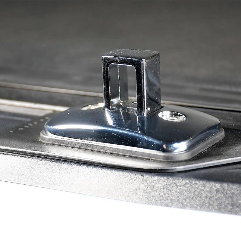 Putco Chrom Plattierte Push-Up Tie Downs - für Vollgröße-LKW mit Stake Pocket-Montage (Ausgenommen 2014+ GM)