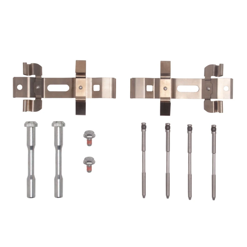 DFC 24-25 Ford Mustang Front 5000 Advanced Low Metallic Brake Pads and Hardware Kit