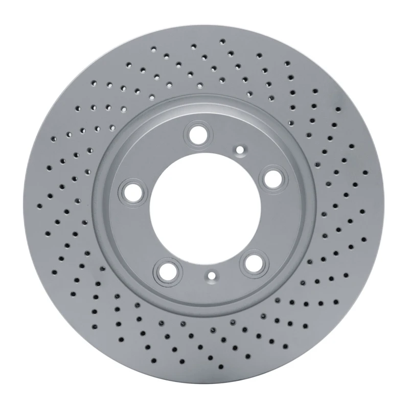 DFC 99-23 Porsche 911 Right Front Drilled Hi-Carbon Alloy Geomet Coated Rotor