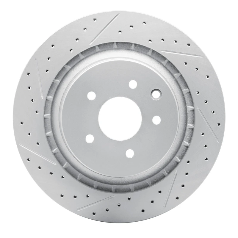 DFC 08-25 Infiniti G37 Rear Left Drilled & Slotted Geoperformance Rotor