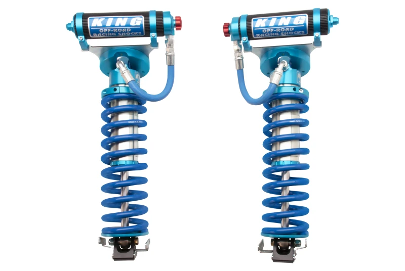 King Shocks Front 3.0 Dia Remote Reservoir Coilover Conversion with Adjuster for 2005+ Ford F-250 4WD (Pair)
