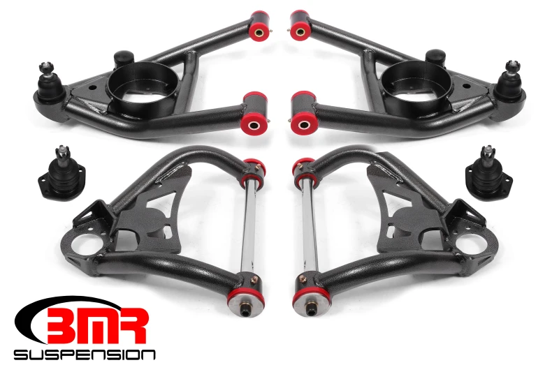 bmr-suspension_AA033H-67930523420f6 BMR 64-72 A-Body Ober- und Unter-A-Arm Kit - Schwarz Hammertone