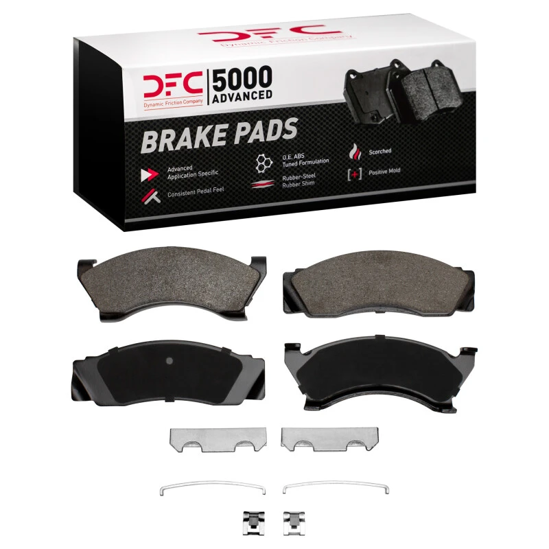 DFC 78-78 Mercury Grand Marquis Front 5000 Advanced Semi Metallic Brake Pads and Hardware Kit
