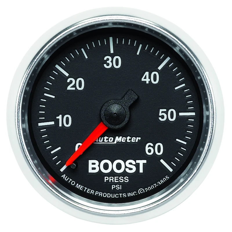 Autometer GS 52mm 0-60 psi Mechanisches Boost-Manometer