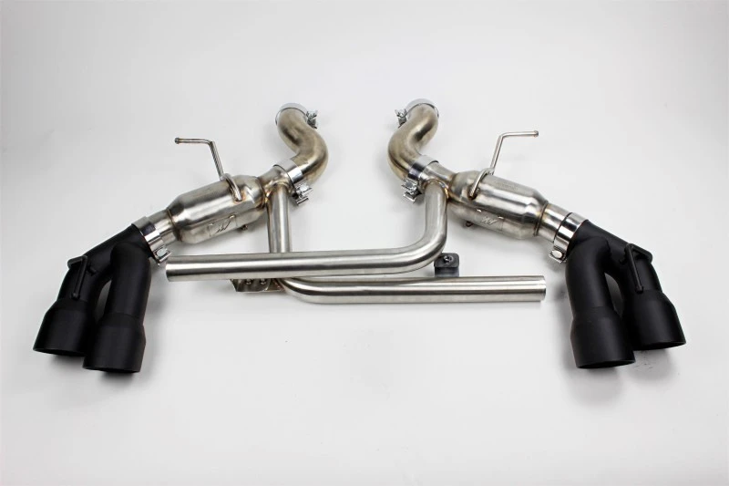 Mishimoto 2016+ Chevrolet Camaro SS Quad-Tip Pro Axle-Back Auspuffanlage mit schwarzen Endrohren