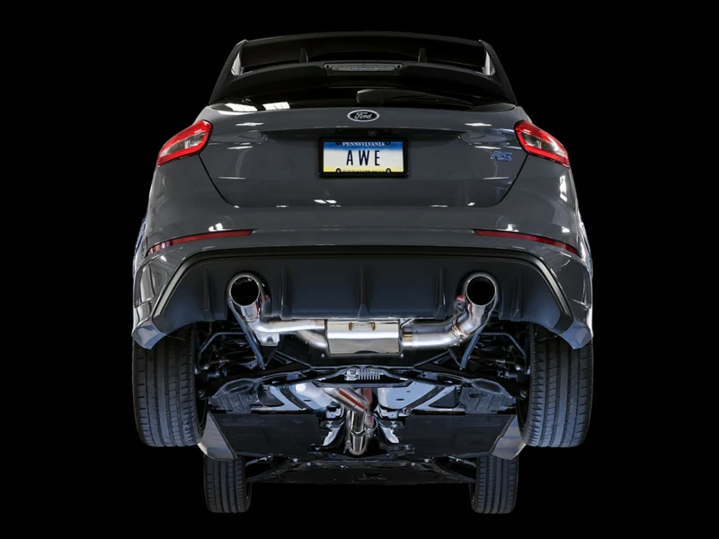 AWE Tuning Ford Focus RS SwitchPath Kat-Auspuff - Chromsilber-Tipps