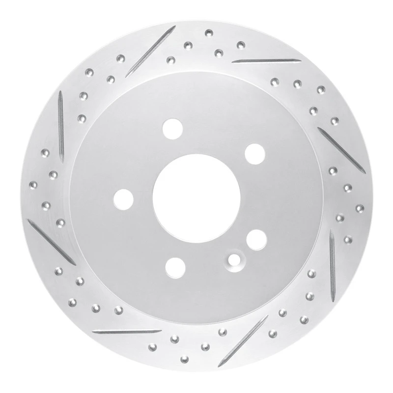 DFC 98-05 Mercedes-Benz Ml320 Rear Left Drilled & Slotted Geoperformance Rotor