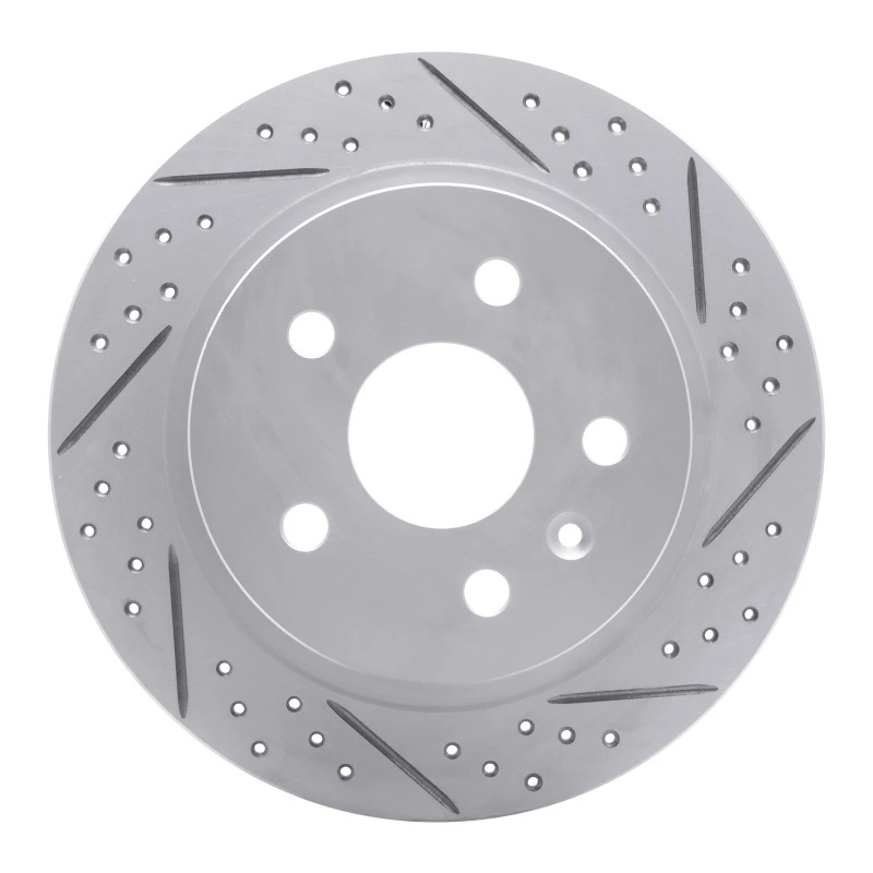DFC 11-16 Buick Regal Rear Right Drilled & Slotted Geoperformance Rotor