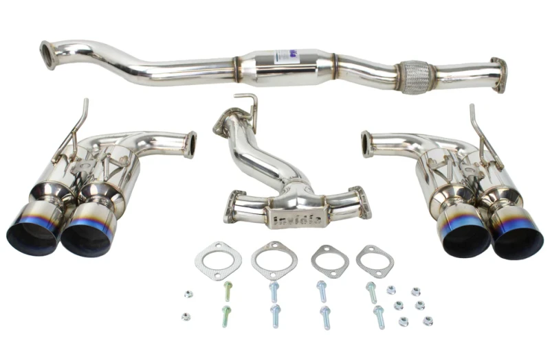 Invidia Gemini Single Layer Titanium Tip Cat-back Exhaust