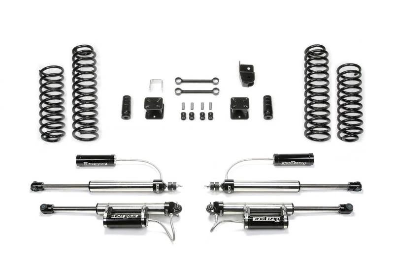 Fabtech 07-18 Jeep JK 4WD 4-Türer 3 Zoll Sport-System mit DL 2,25 Resi-Stoßdämpfern