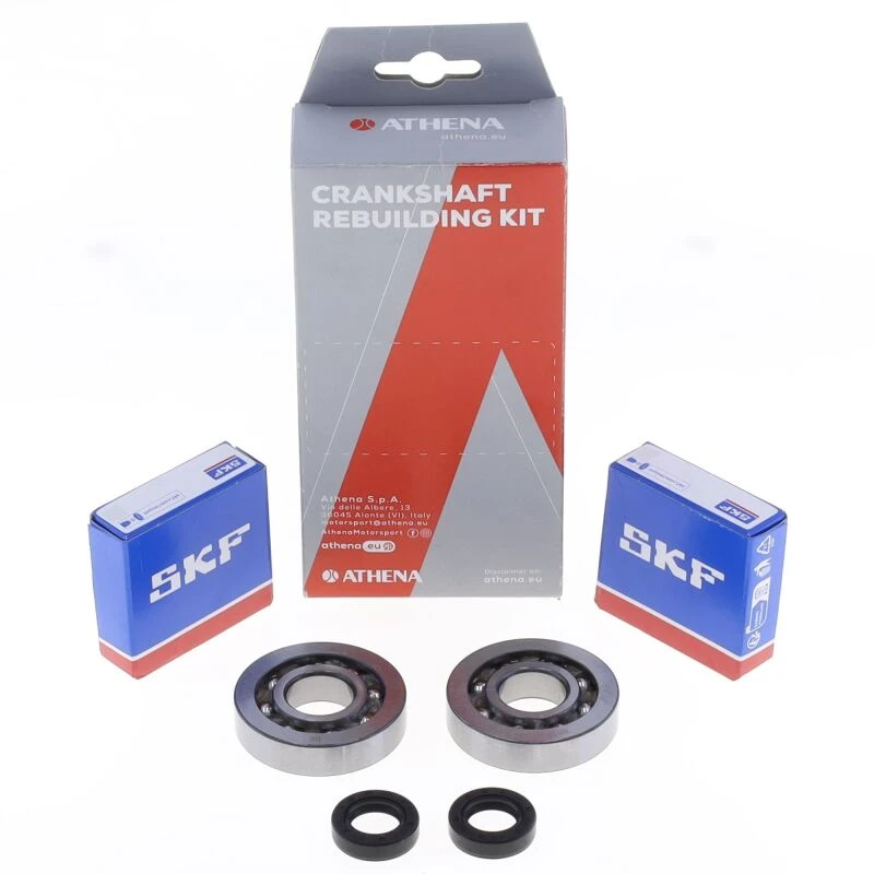 Athena 94-98 Peugeot FOX L 50 Crankshaft Bearing & Oil Seal Rebuilding Kit