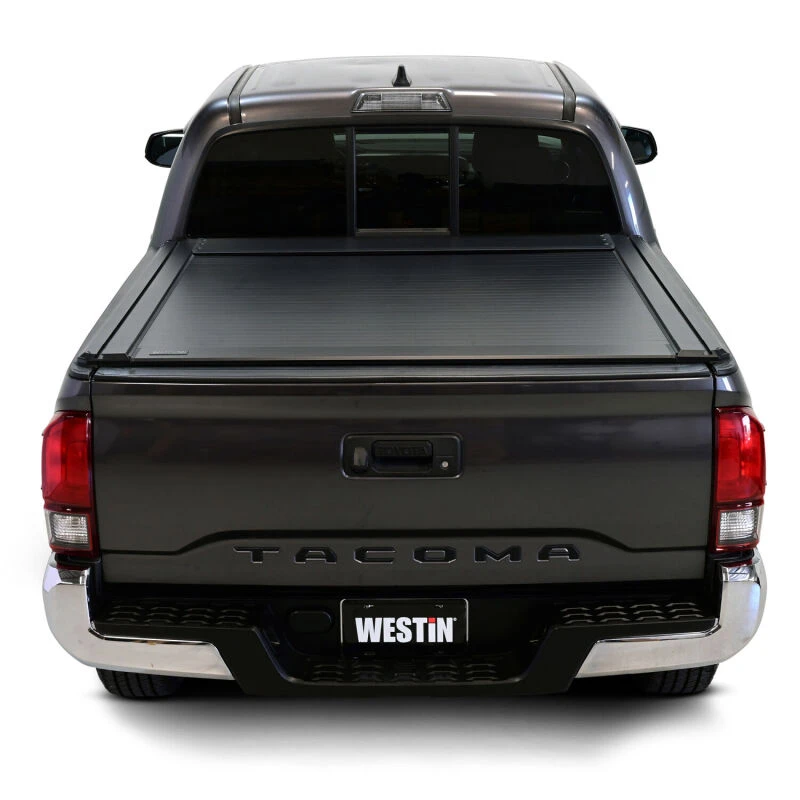 Westin 16-23 Toyota Tacoma 5ft 5in Bed Manual Retractable Tonneau Cover - Black