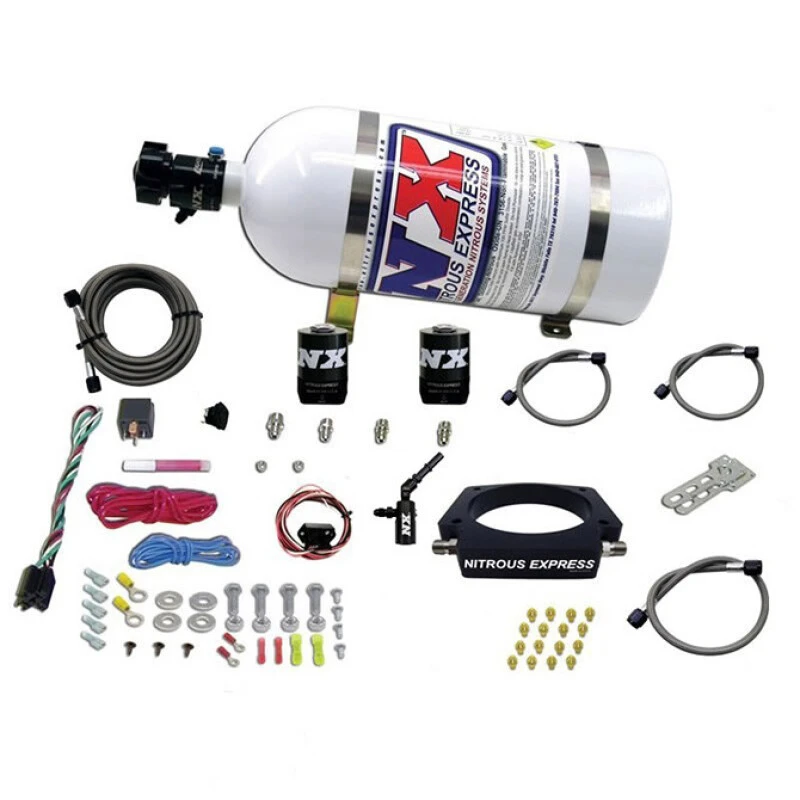 Nitrous Express 2014+ Chevrolet Corvette C7 Nitrous-Plate-Kit (50-300PS) mit 10lb-Flasche