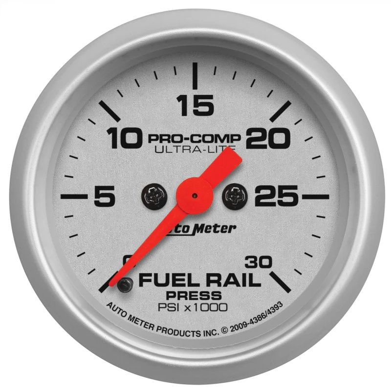 AutoMeter-Manometer für Raildruck (Ram 5.9L) 2-1/16 Zoll 30Kpsi Digitaler Schrittmotor Ul