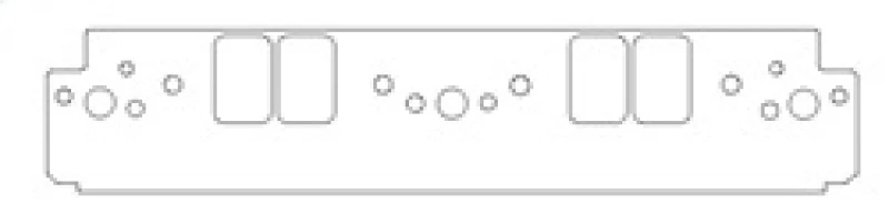 Cometic Chrysler W8 Head V8.031in Fiber Intake Manifold Gasket Set - 1.450in x 2.200in Ports