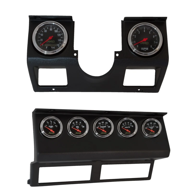 Autometer 87-96 Jeep Wrangler YJ 7-teiliges Direkt-Pass-Dash-Anzeige-Kit