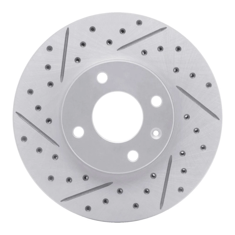DFC 16-22 Chevrolet Spark (USA/Canada) Front Left Drilled & Slotted Geoperformance Rotor