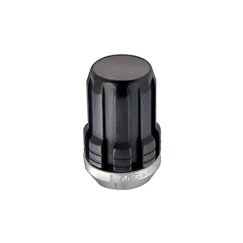 McGard SplineDrive Radmuttern (Kegel-Sitz) M12X1,5 / 3,15 cm Länge (Box mit 50) - Schwarz (Werkzeug erforderlich)