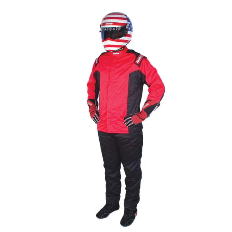 RaceQuip Chevron-5 Jacke SFI-5 Rot 3XL