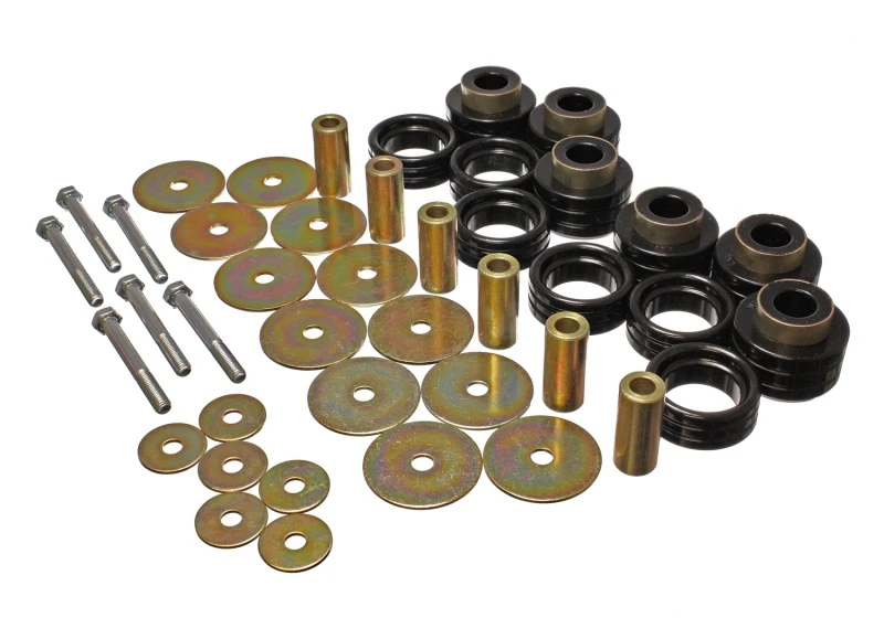 Energy Suspension Karosserie-Montagesatz inkl. Hardware - Schwarz