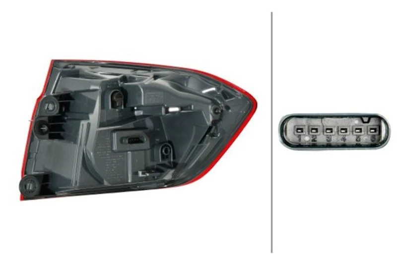 Hella 2014-2019 BMW 320i M3 Linkes Rücklicht