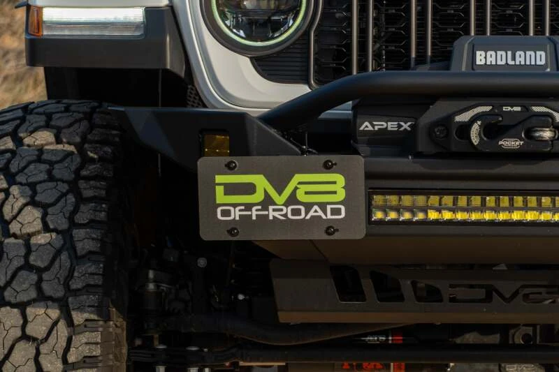 DV8 Offroad Universal Quick Release D-Ring Nummernschildhalter