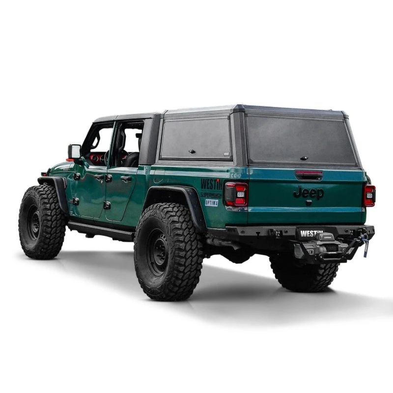 Westin EXP Truck Cap COMPLETE KIT A + BS (20-23 Jeep Gladiator) - Black