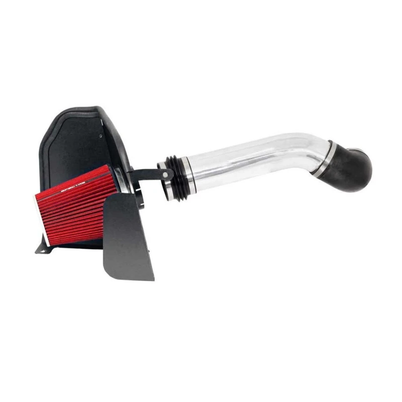 spectre_9910-6794acd643414 Spectre 07-08 GM Truck V8-4.8/5.3/6.0L F/I Luftansaugs-Kit - Klar eloxiert mit rotem Filter