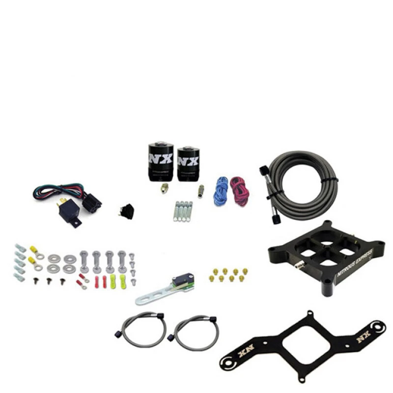 Nitrous Express 4150 Single Entry Crossbar Nitrous Plate Kit RNC (250-750HP) w/o Bottle