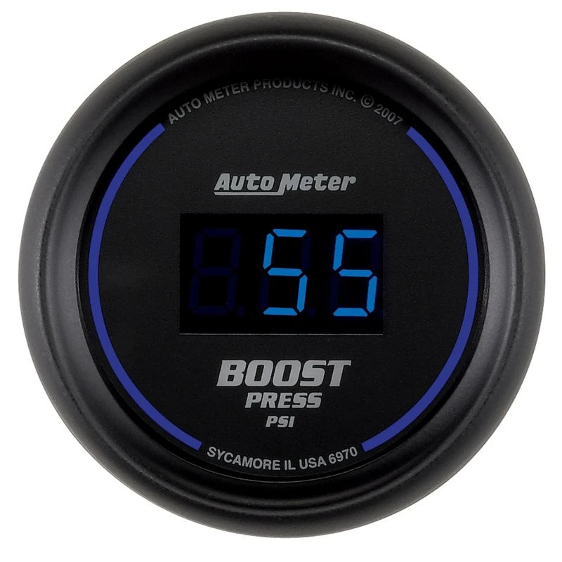 Autometer Cobalt Digital 52mm Digital 5-60 PSI Boost-Anzeige