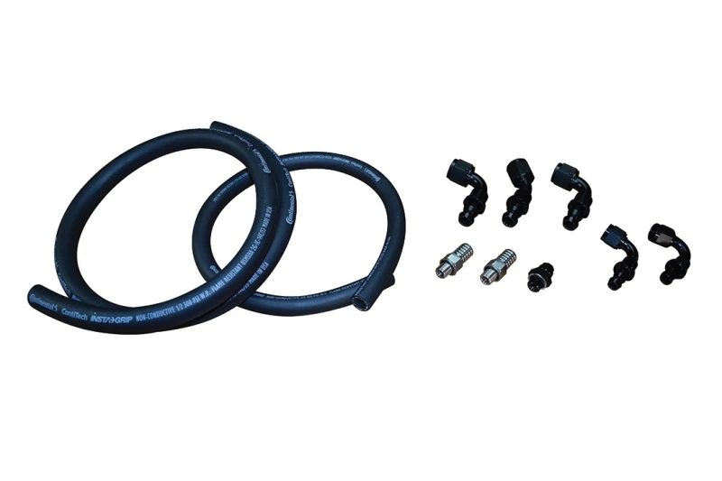 Fleece Performance 07.5-09 6.7L Cummins Kraftstoffverteilungsblock Schlauch- und Fitting-Kit