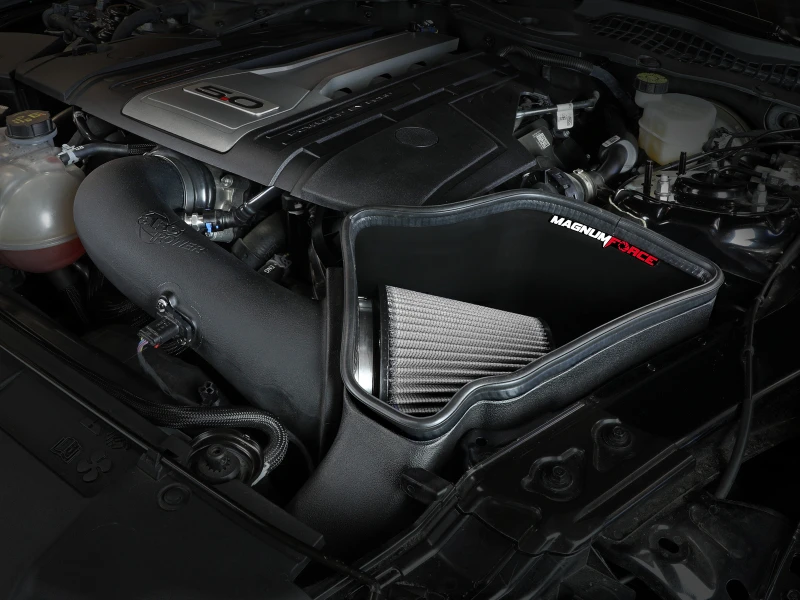 AFe Magnum FORCE Stage-2 Kaltluft-Ansaugsystem mit Pro Dry S-Medium für Ford Mustang GT 18-19
