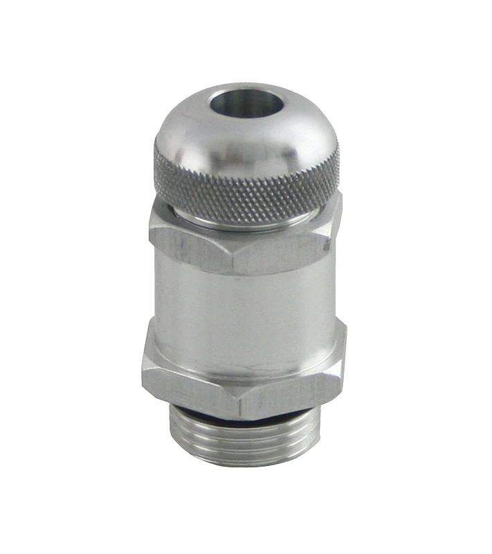 Moroso Vacuum Relief Valve with Adjustable Knob -12AN Female Gland Seal - Aluminum - Single
