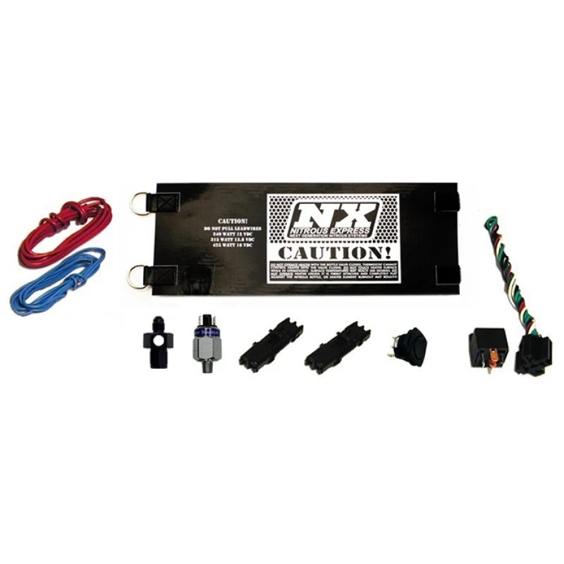 Nitrous Express Heavy Duty Vollautomatischer Flaschenheizer (ohne Druckmesser 4AN) 14Amps