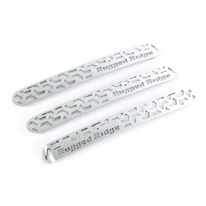 Rugged Ridge Elite Türgriff Einsetz aus gebürstetem Tread 2D 07-18 Jeep Wrangler JK