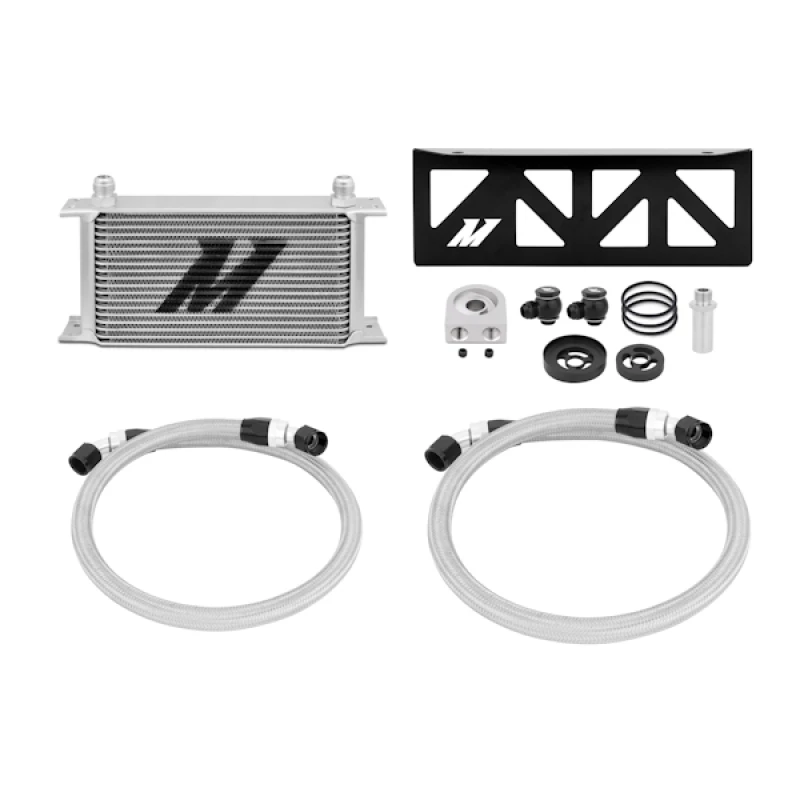 Mishimoto Öl-Kühler-Kit - Silber für 13+ Subaru BRZ / 13+ Scion FR-S