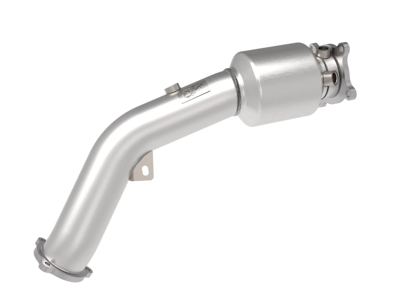 aFe 09-16 Audi A4/A5 (B8) L4-2.0L (t) Twisted Steel 3-Zoll-Downpipe - 304 Edelstahl mit Kat
