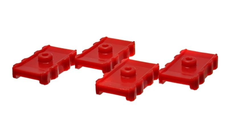 energy-suspension_5.6105R-67932b1d49d57 Energy Suspension 73-78 Chrysler Rote Blattfeder-Isolator-Set mit gerippten Seiten